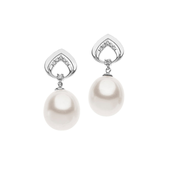 Comete pareloorbellen in goud en diamanten ORP681