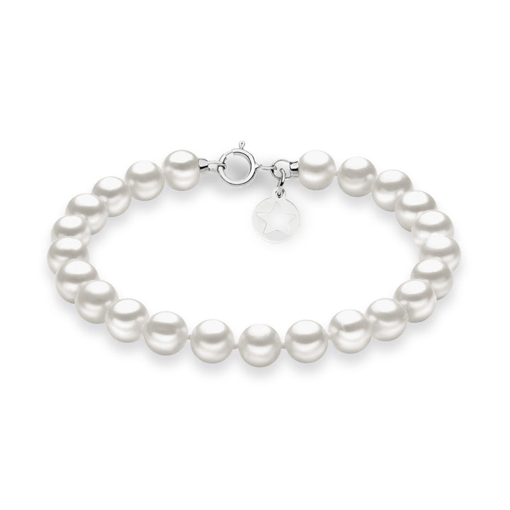 Comete Acquadolce Pearl Strandarmband in goud BRQ110AM
