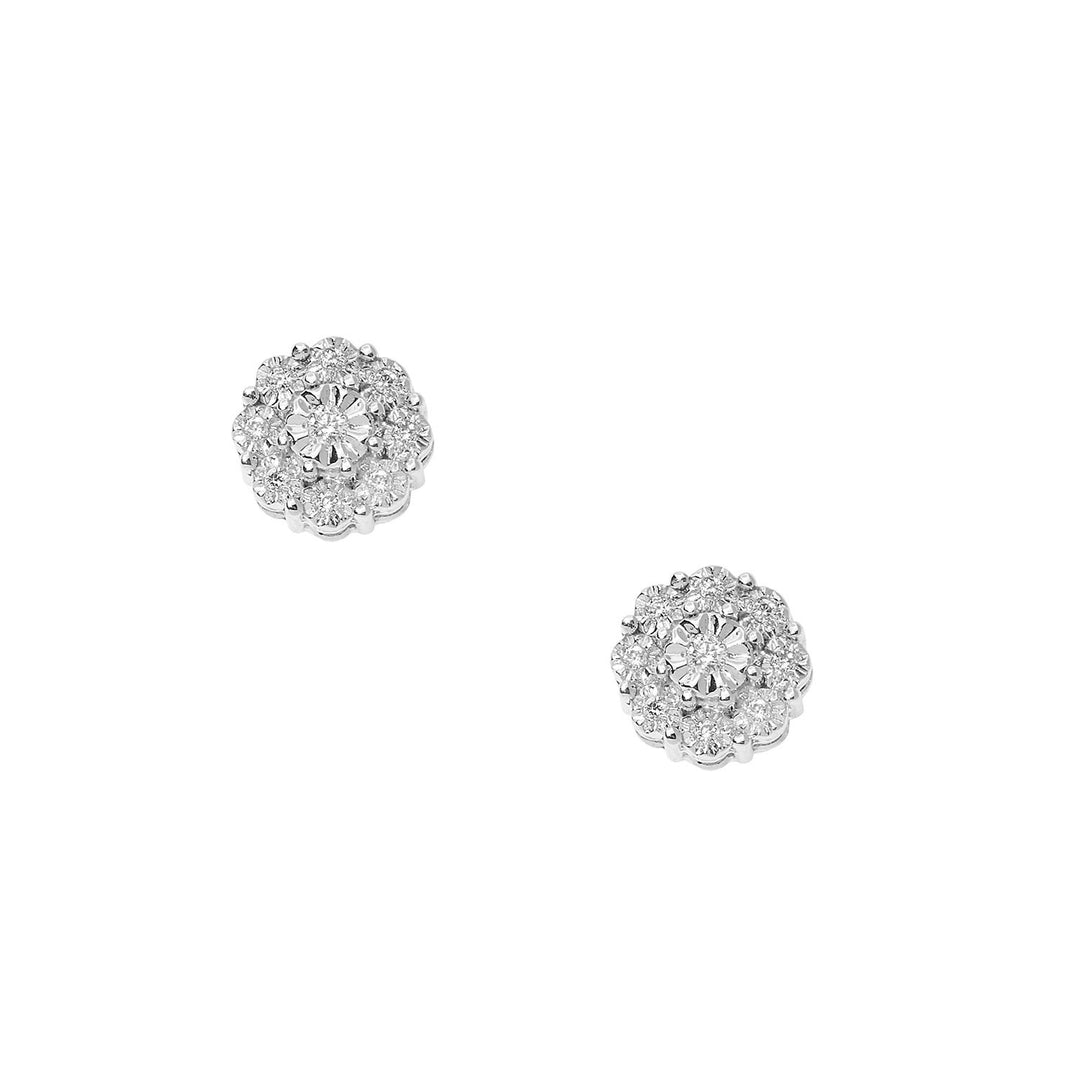 Comete-Ohrringe aus Weißgold und Diamanten Moments ORB1075