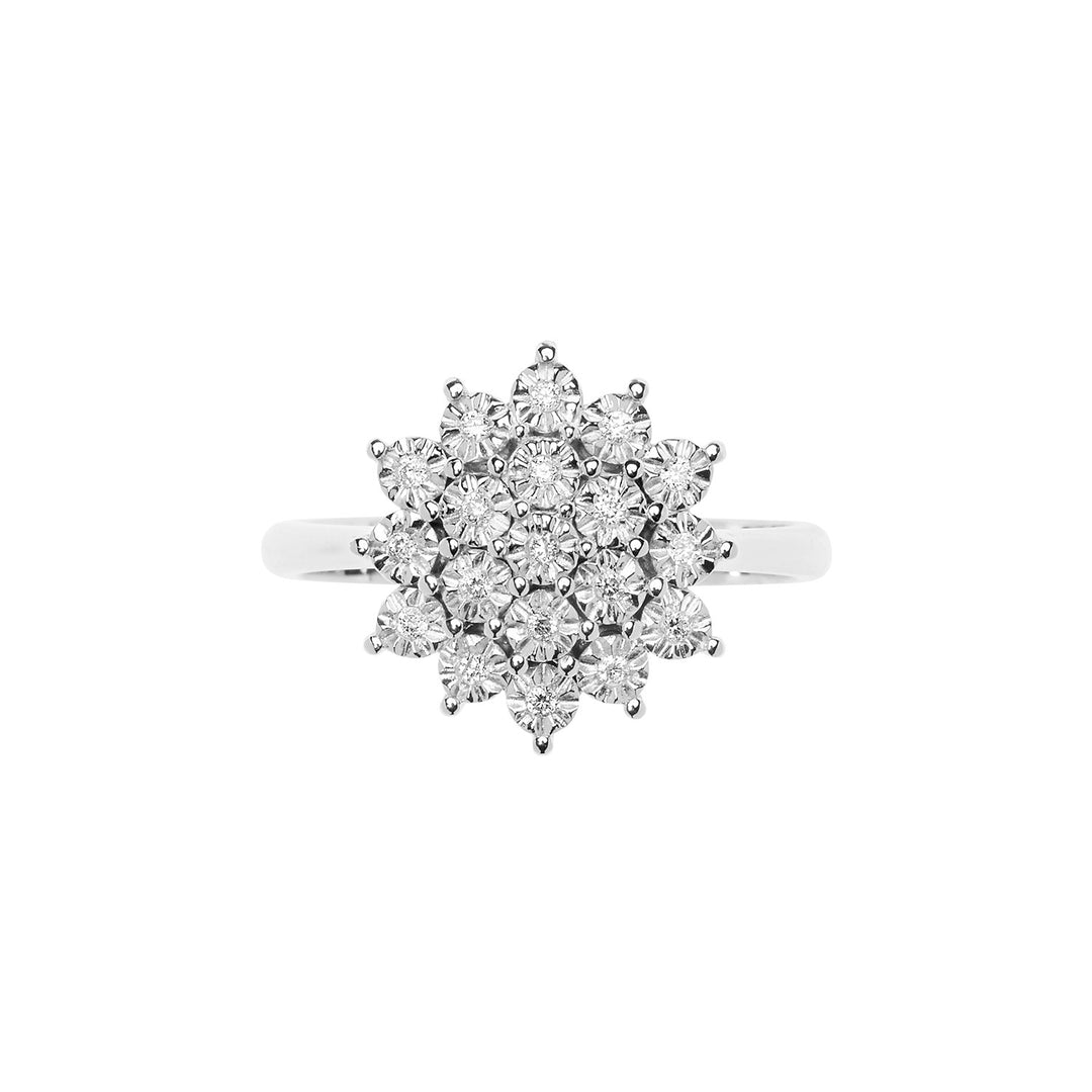 Comete-Ring aus Weißgold und Diamanten Moments ANB2670