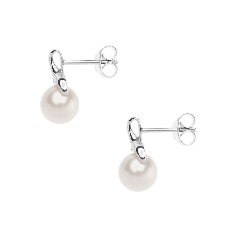 Comete Goldohrringe mit Perlen und Diamanten ORP742