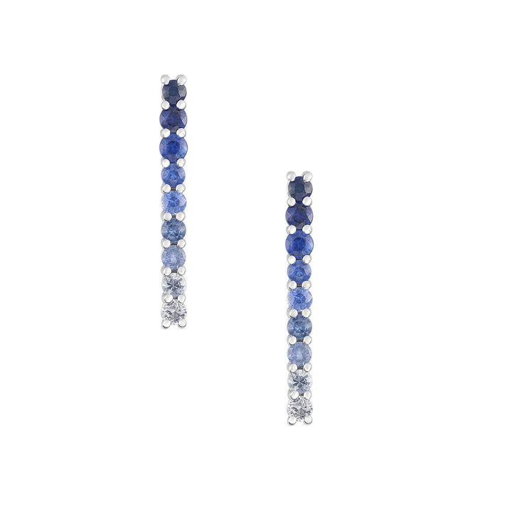 Comete-Ohrringe aus 750‰ Gold. Gradé-Saphire ORB1110