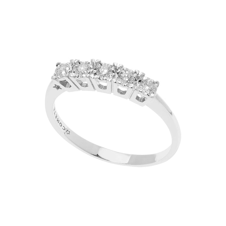 Comete Trouwring in witgoud met diamanten Moments ANB 2663