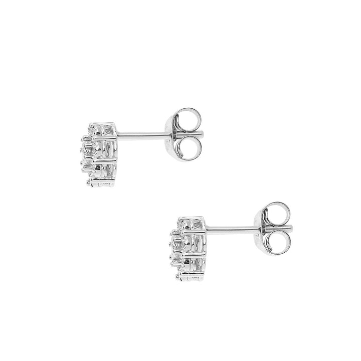 Comete-oorbellen in witgoud en diamanten Moments ORB1076