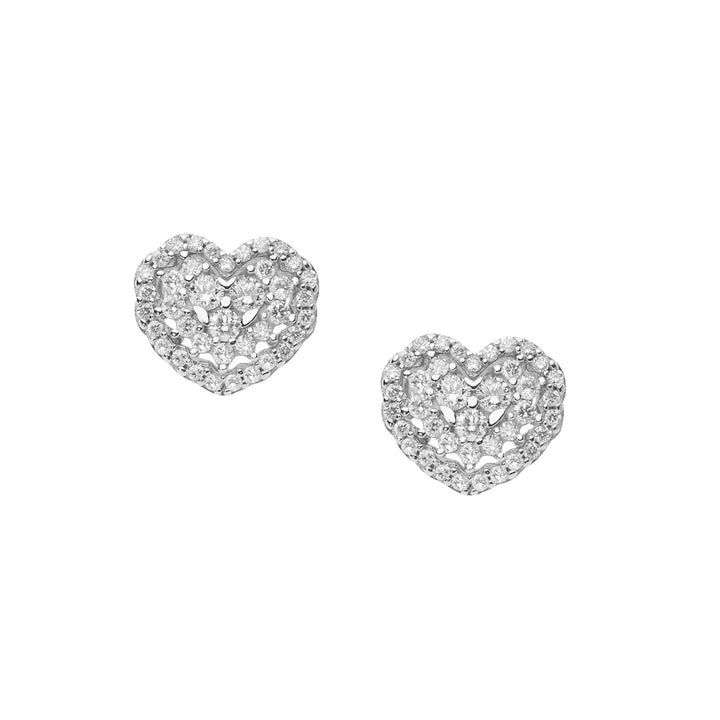 Comete hartoorbellen in goud en diamanten ORB943