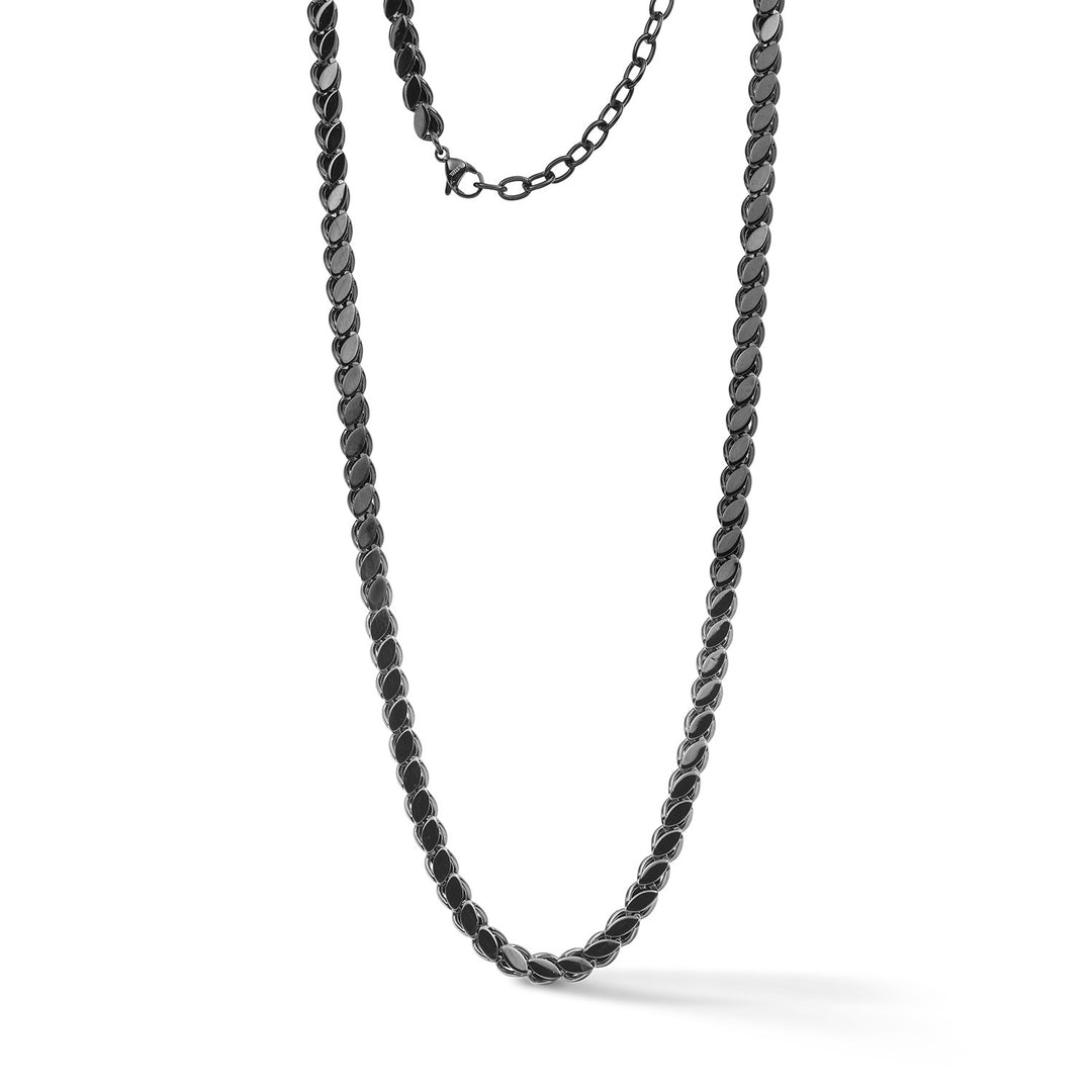 Collier Comete Acier avec PVD noir UGL781