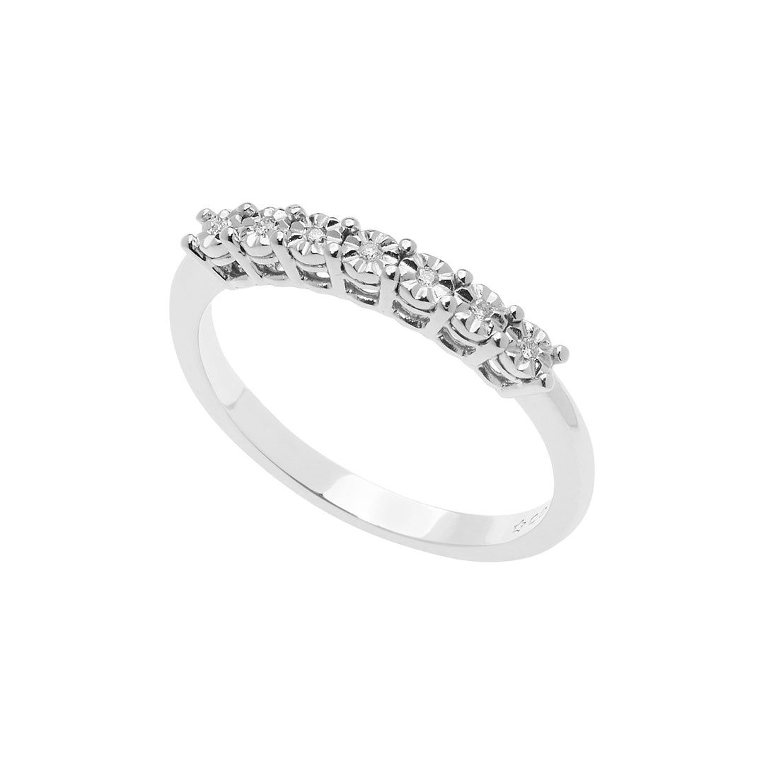 Comete Ehering aus Weißgold und Diamanten Moments ANB2672