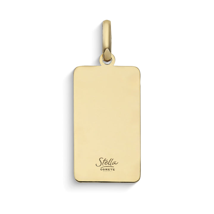 Pendentif Comètes Awareness en or jaune 375‰ et émail KCOB021