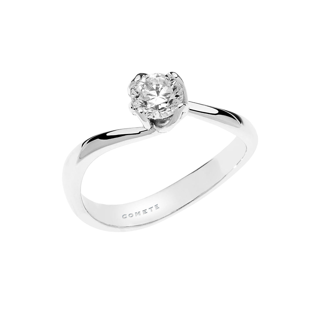 Kometen Solitaire bloemblaadjes in goud en diamant ANB2202