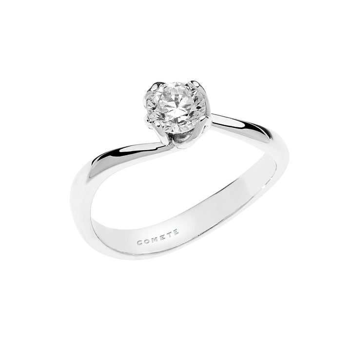 Kometen Solitaire bloemblaadjes in goud en diamant ANB2202