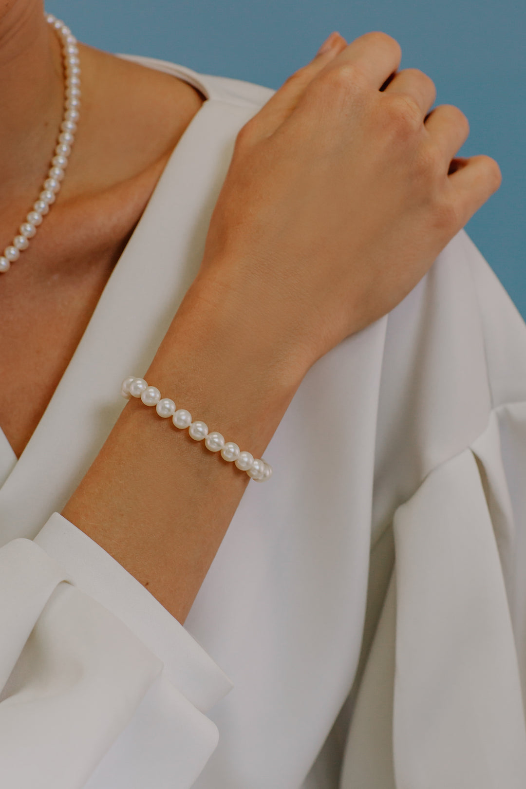 Comete Acquadolce Pearl Strandarmband in goud BRQ109AM