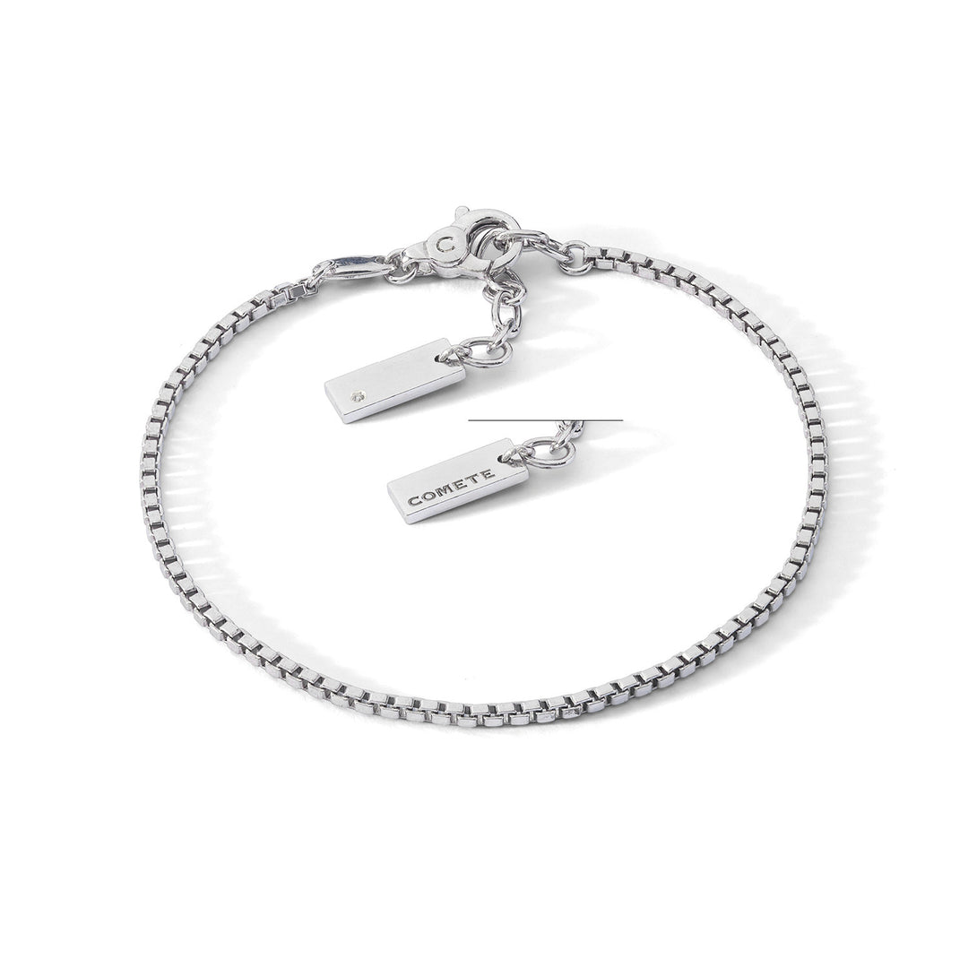 Comete-Armband aus Silber und weißem Diamant UBR1255
