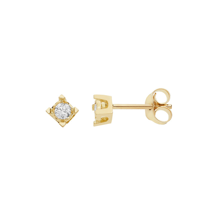 Comete Oorbellen Diamanten lichtpunten in goud en diamanten ORB1006G
