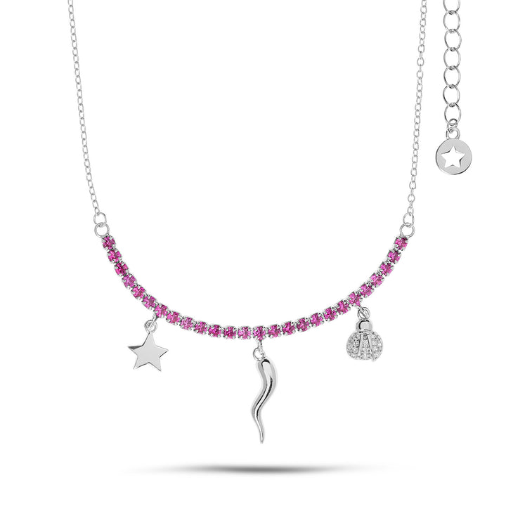 Comete tennisketting in zilver Cornetto GLA255