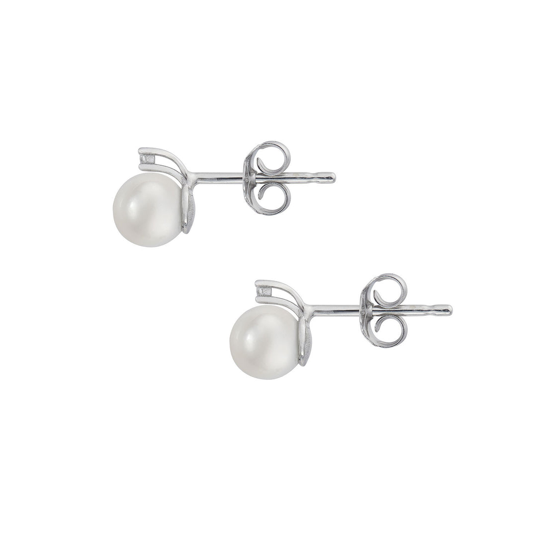 Comete-Ohrringe mit Perle aus Gold und Diamant ORP762