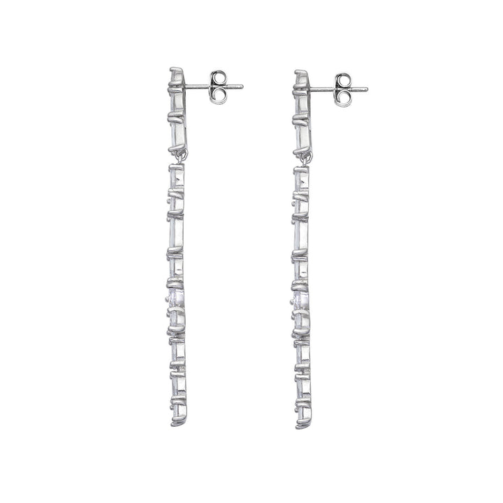 Comete Cascade Ohrringe aus 925‰ Silber und weißen Zirkonen ORA215