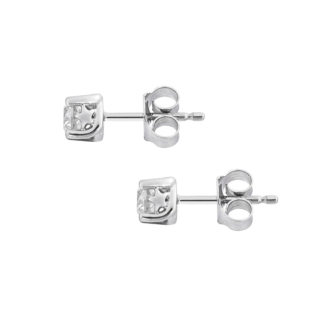 Comete-oorbellen in 750‰ goud en witte diamant ORB1141