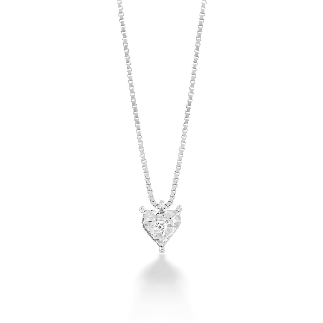 Comete-Halskette aus Weißgold und Diamant KGLB1418