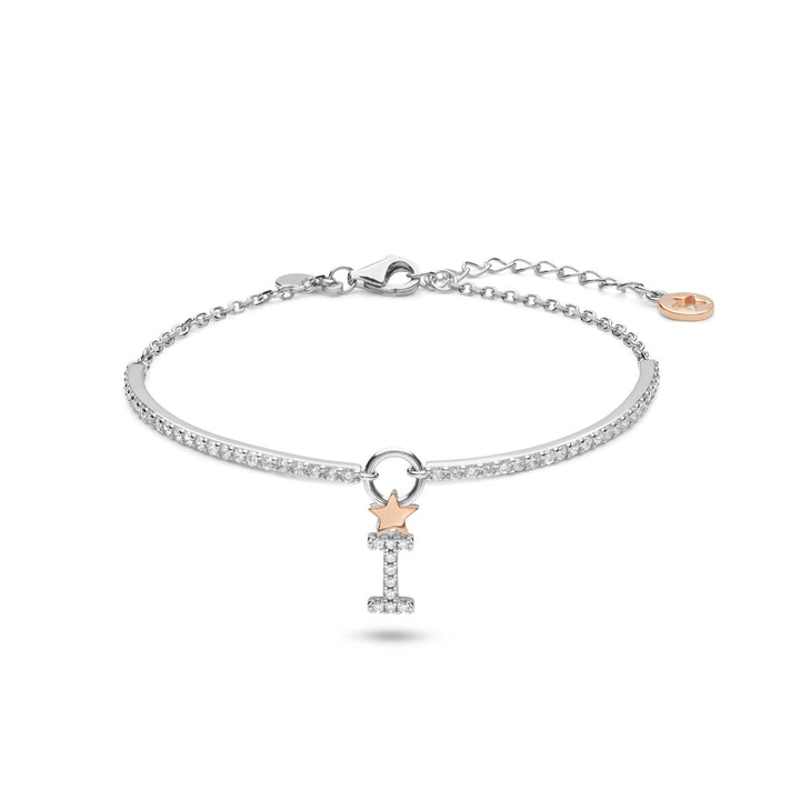 Comete Zilveren Armband Letter I BRA185