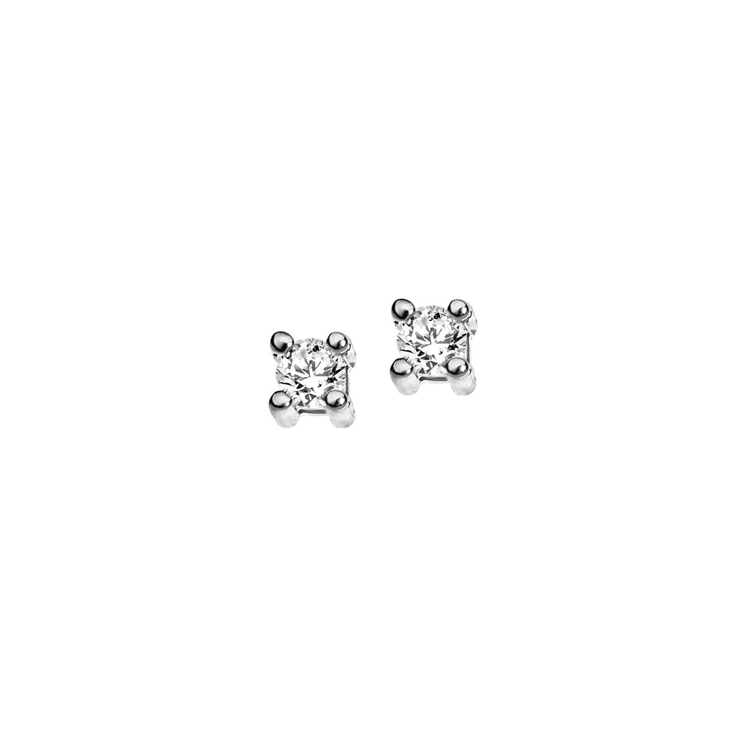 Comete Four Claw Light Point-oorbellen in goud en diamanten ORB893