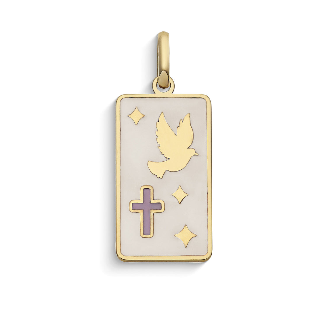 Pendentif Comètes Espoir en or jaune 375‰ KCOB025