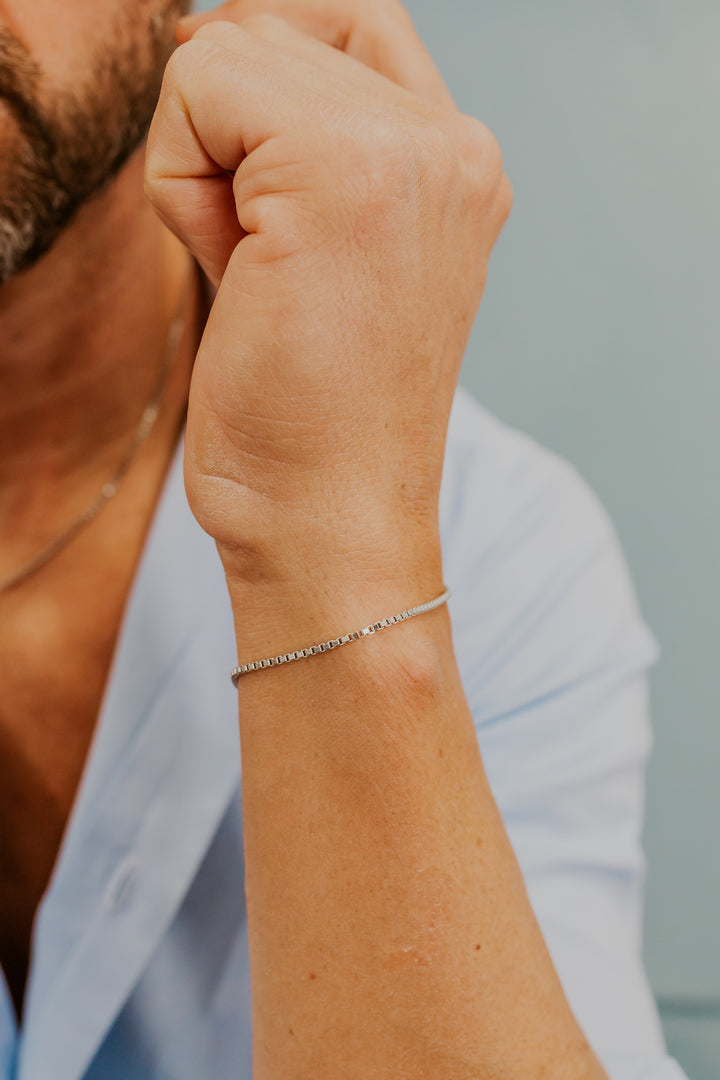 Comete-Armband aus Silber und weißem Diamant UBR1255