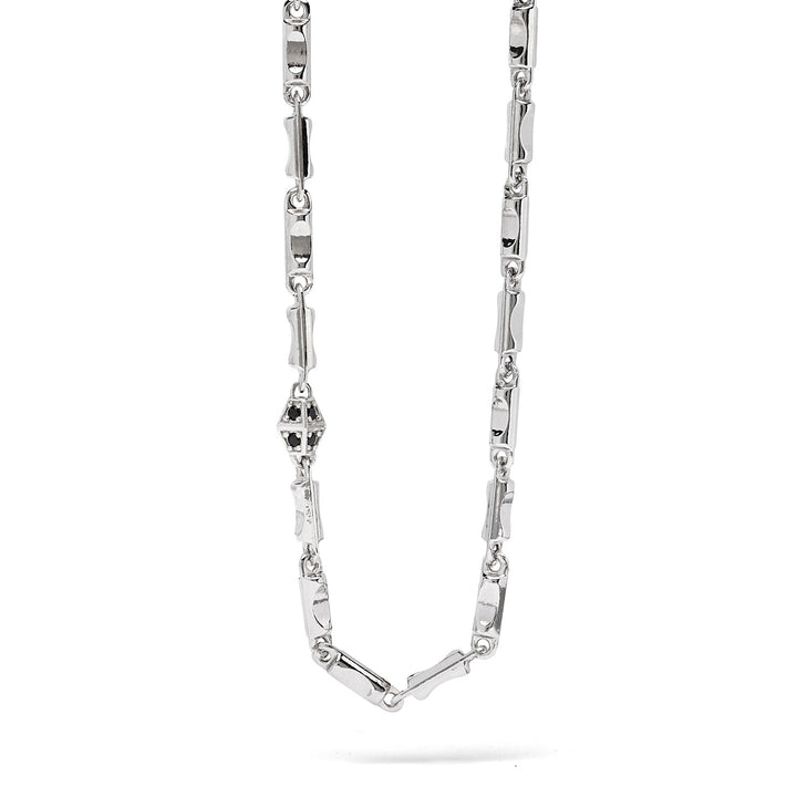 Comete-Halskette aus Silber und Zirkonen UGL697