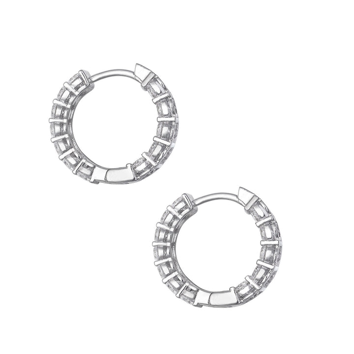 Comete-oorbellen in 925‰ zilver en zirkonen ORA200