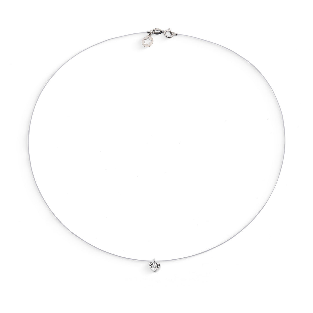 Comete-Halskette aus 375‰ Weißgold und KGLB1428-Diamant
