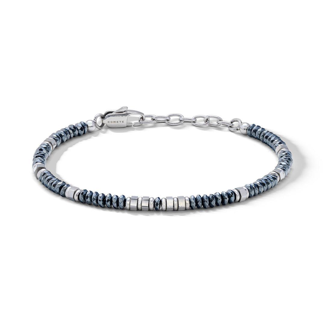 Bracelet Comete Acier avec hématite grise UBR1341