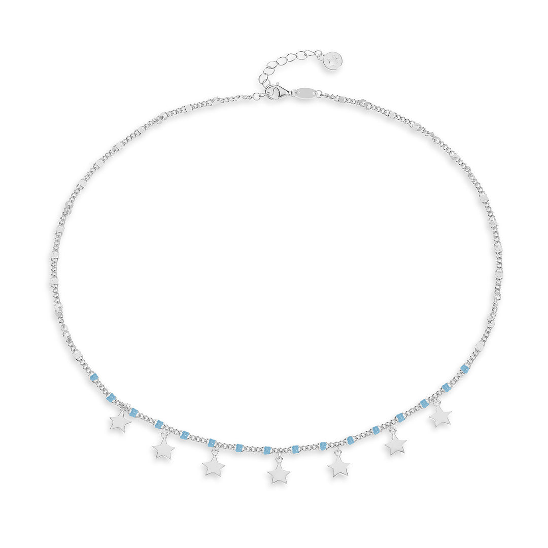 Comete zilveren sterketting GLA252