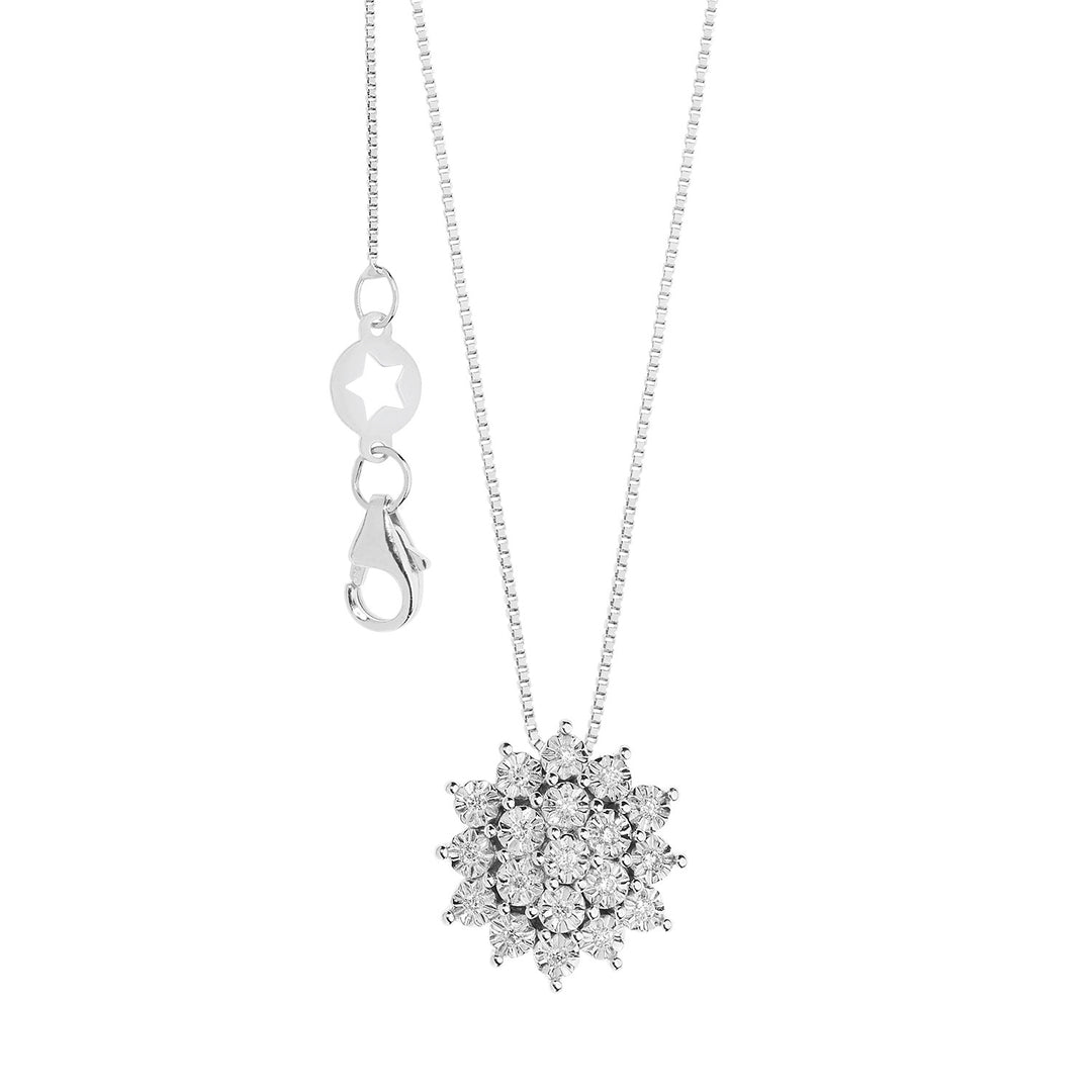 Comete ketting in wit goud en diamanten Moments GLB1639
