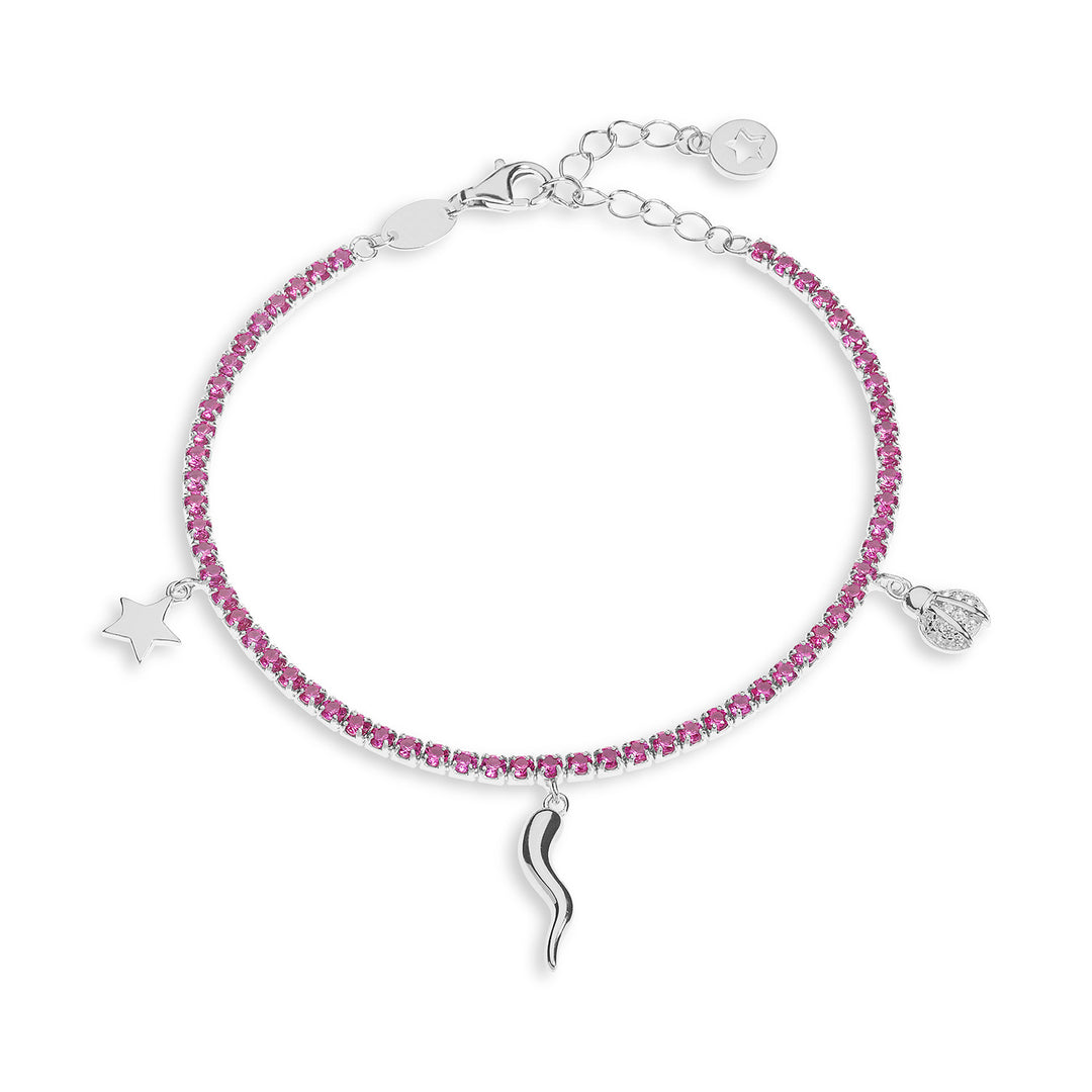 Comete Silber Tennisarmband Cornetto BRA250