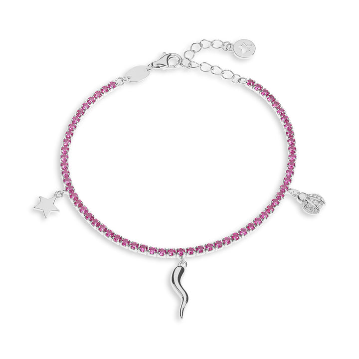 Comete Silber Tennisarmband Cornetto BRA250