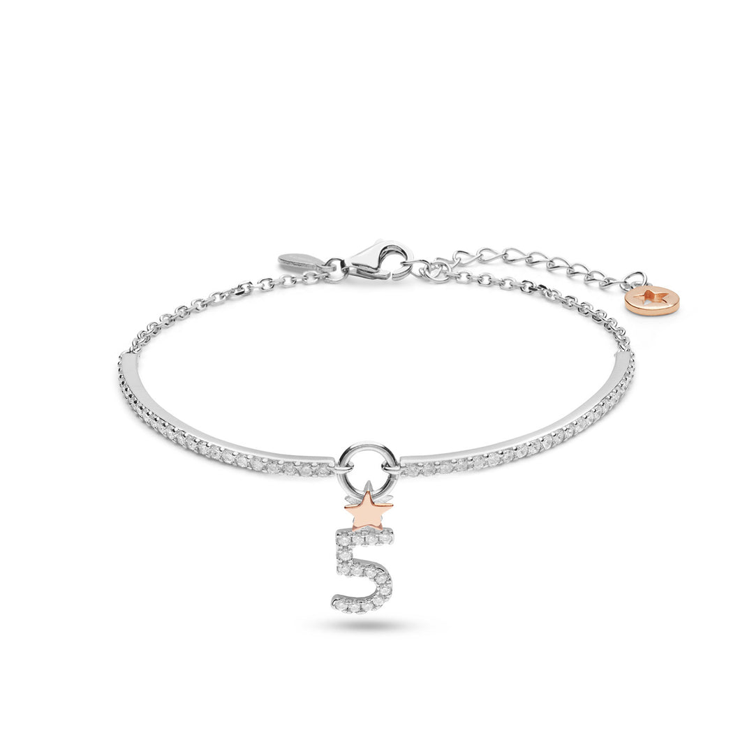 Comete zilveren armband nummer 5 BRA207