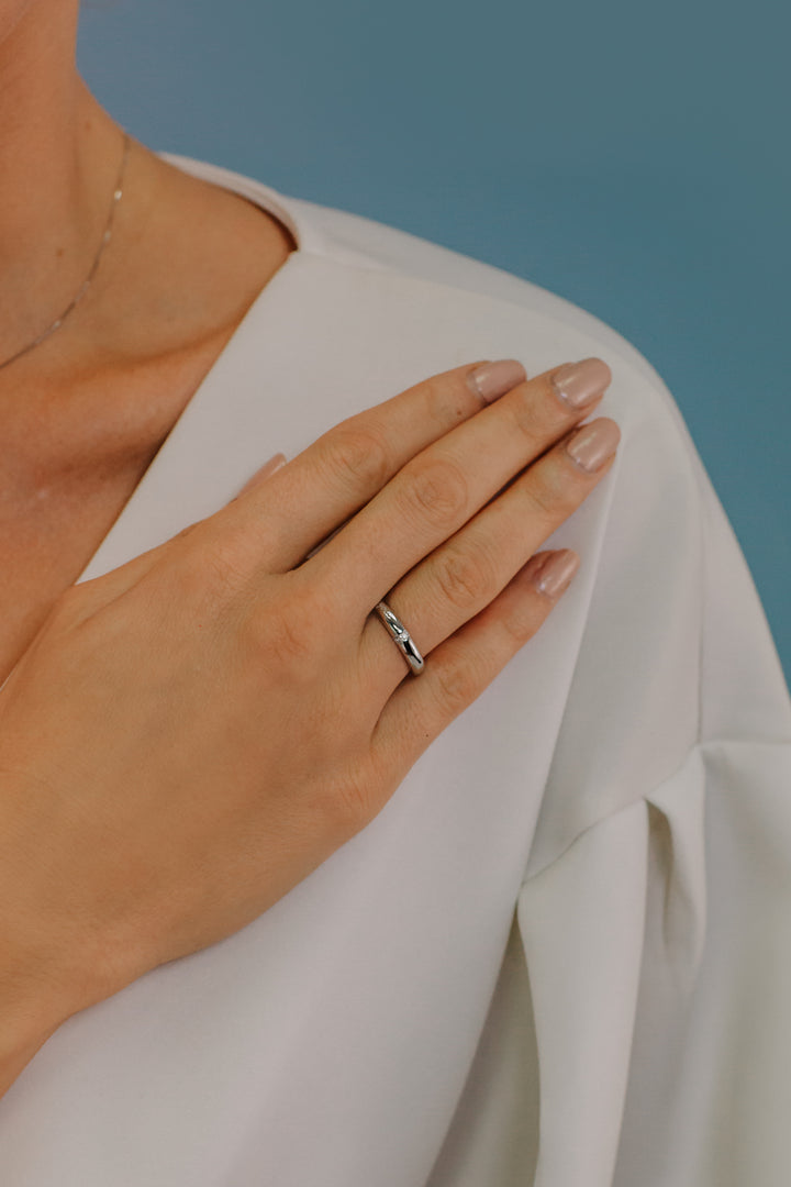 Comete You and Me zilveren damesring ANG105M11