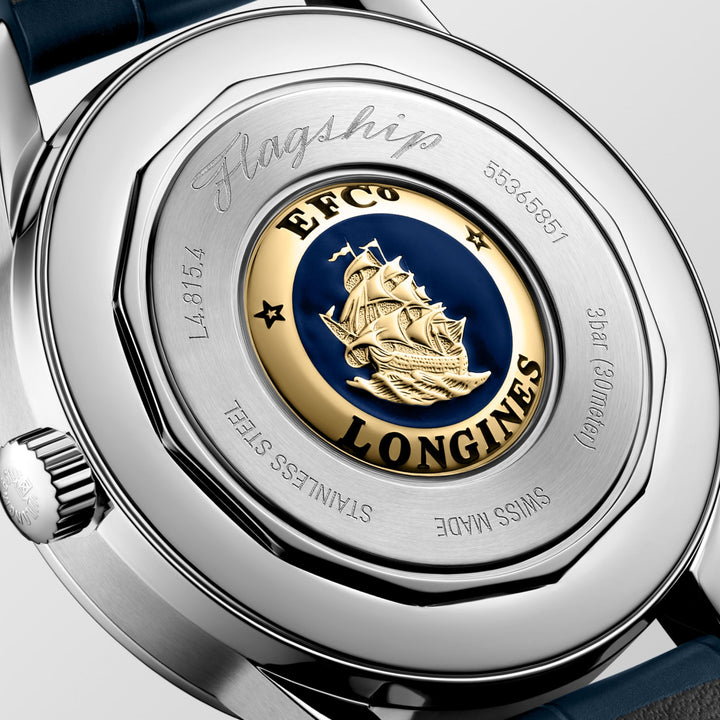 LONGINES – FLAGGSCHIFF HERITAGE MONDPHASE – L4.815.4.92.2