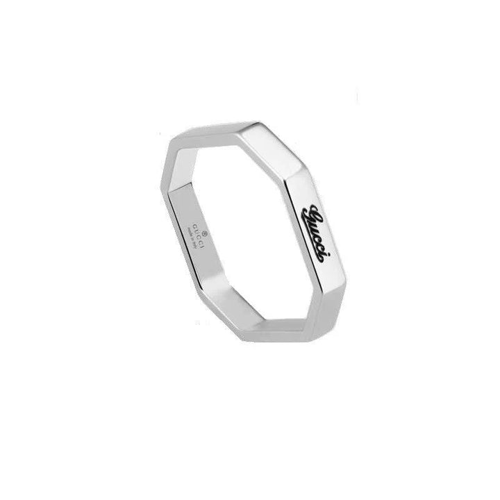 Gucci 18kt witgouden ring maat 14 201946 J8500 9000