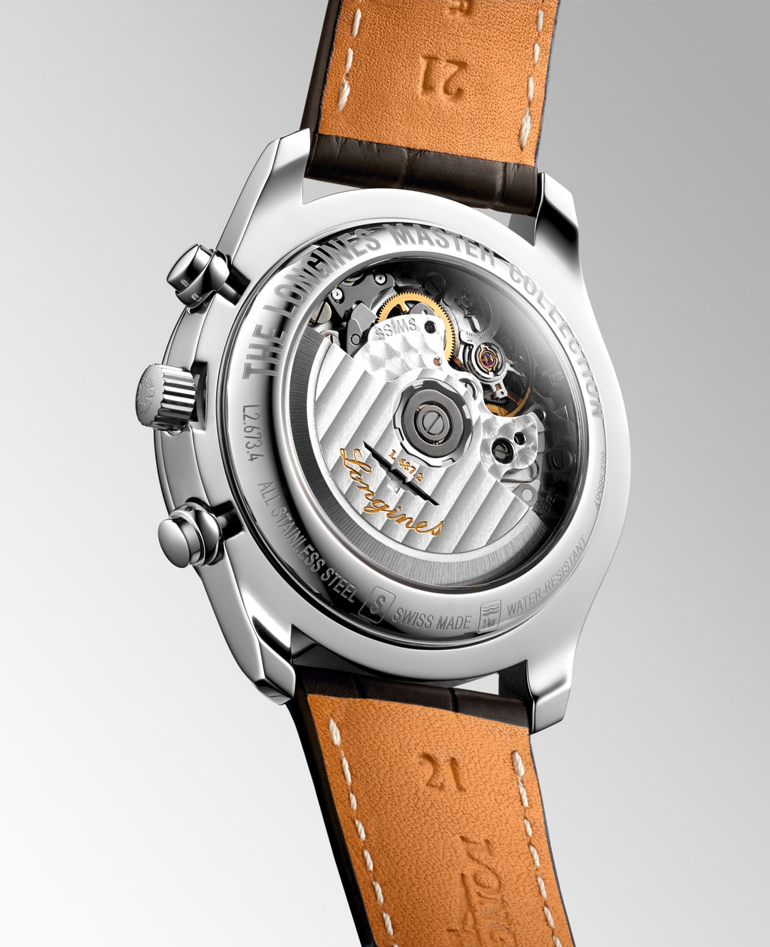 LONGINES – DE LONGINES MASTER COLLECTIE CHRONO MOONPHASE – L2.673.4.78.3