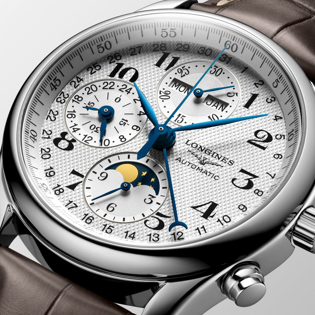 LONGINES – DE LONGINES MASTER COLLECTIE CHRONO MOONPHASE – L2.673.4.78.3