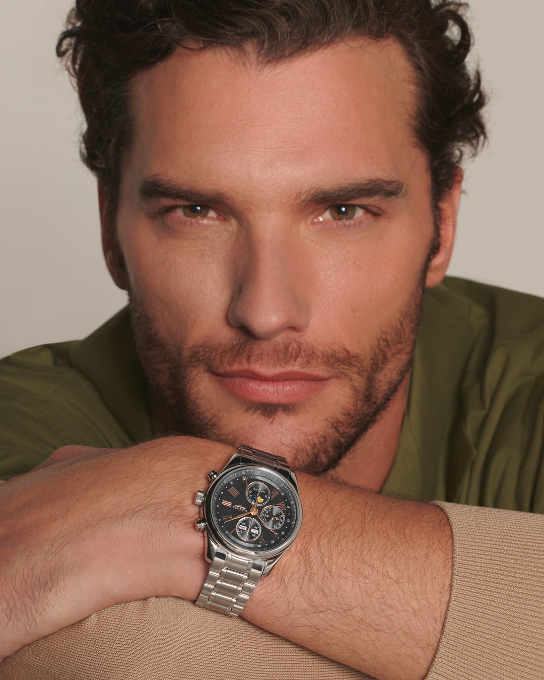 LONGINES – DE LONGINES MASTER COLLECTIE CHRONO MOONPHASE – L2.773.4.61.6