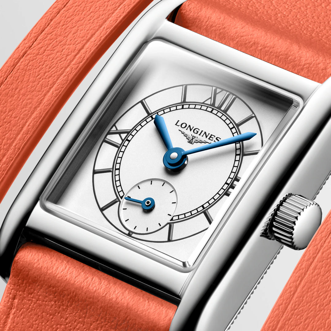 Longines Mini Dolcevita horloge 21,50x29,00 zilver quartz staal L5.200.4.71.0