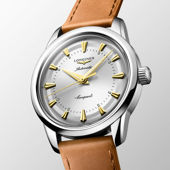 Longines Conquest Heritage Uhr 38 mm Silber Automatik Stahl L1.649.4.72.2 – Capodagli 1937