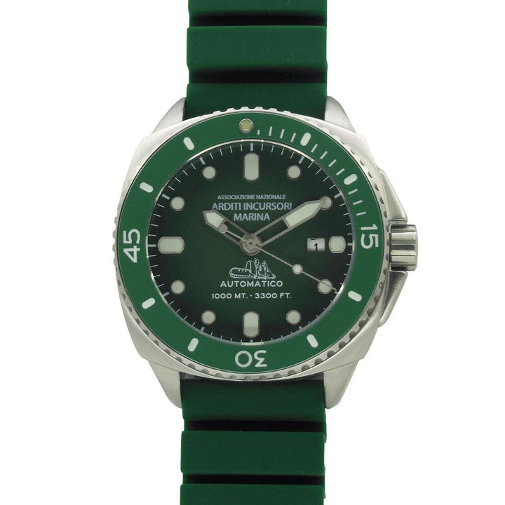 MEC orologio Gruppo Gamma 1000mt A.N.A.I.M. 46mm verde automatico acciaio GAMMA 1000-V - Capodagli 1937