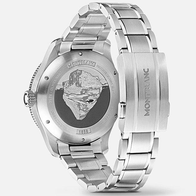 Montblanc horloge 1858 Iced Sea Automatic Date 41mm grijs automatisch staal 130793 - Capodagli 1937