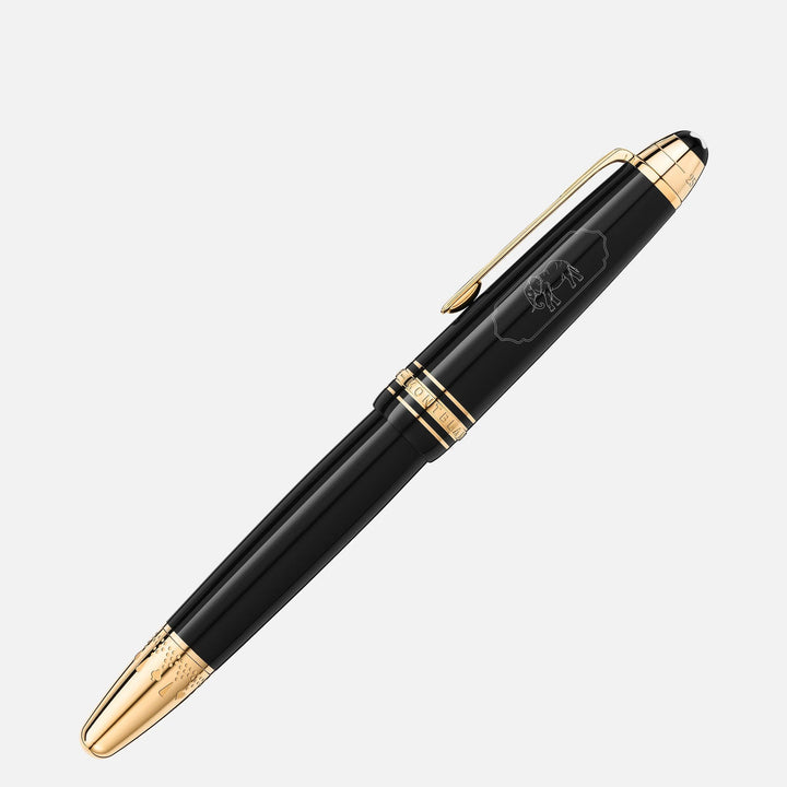 Montblanc penna stilografica LeGrand Meisterstück Around the World in 80 Days punta M 128468 - Capodagli 1937