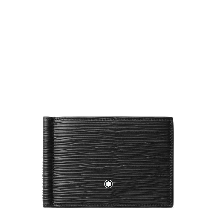 Montblanc portemonnee 6 vakken Meisterstück 4810 met zwarte geldclip 130925 - Capodagli 1937