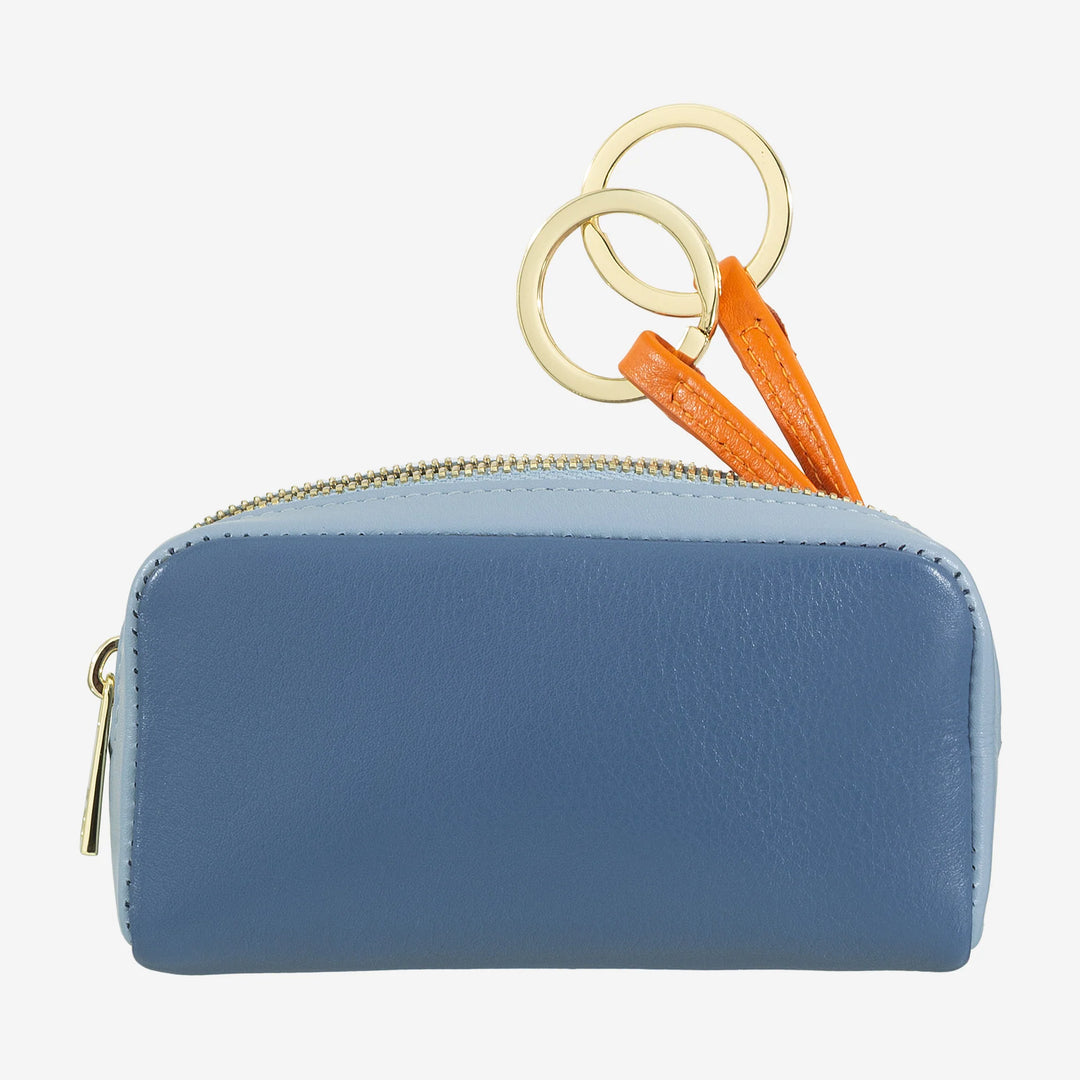 Farbenfroher Unisex-Schlüsselanhänger aus echtem Kalbsleder von DUDU