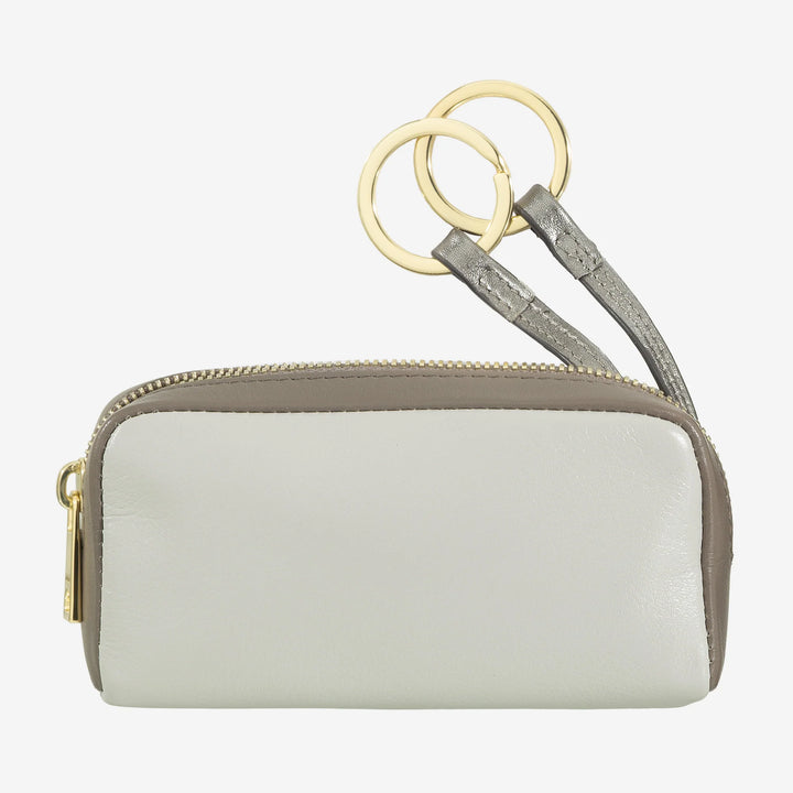 Colorful unisex key ring in genuine calf leather by DUDU