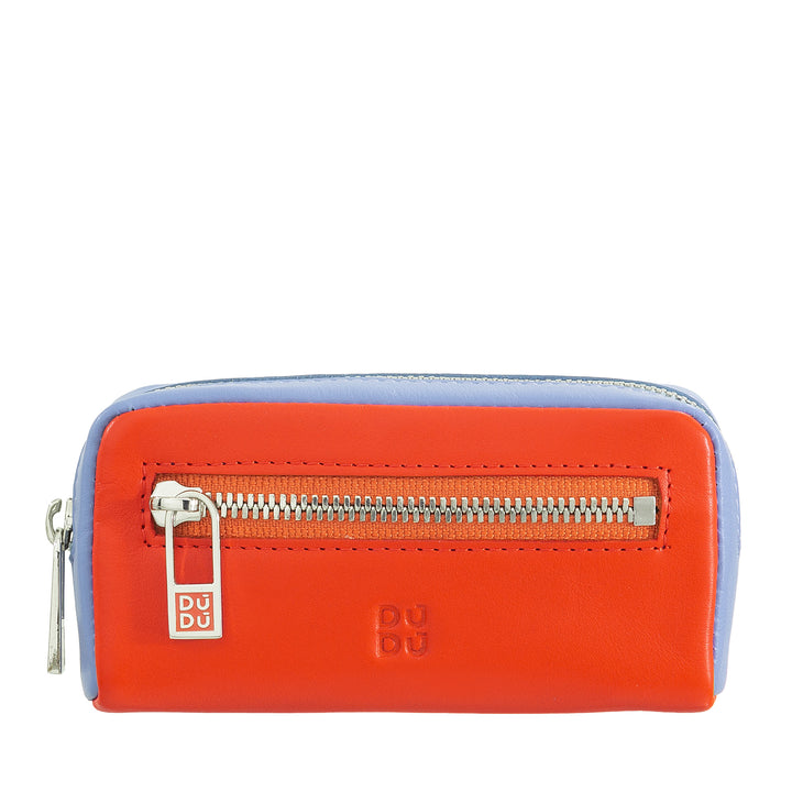 Colorful unisex key ring in genuine calf leather by DUDU